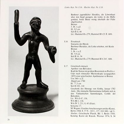 Kostbarkeiten aus Goethes Kunstsammlung